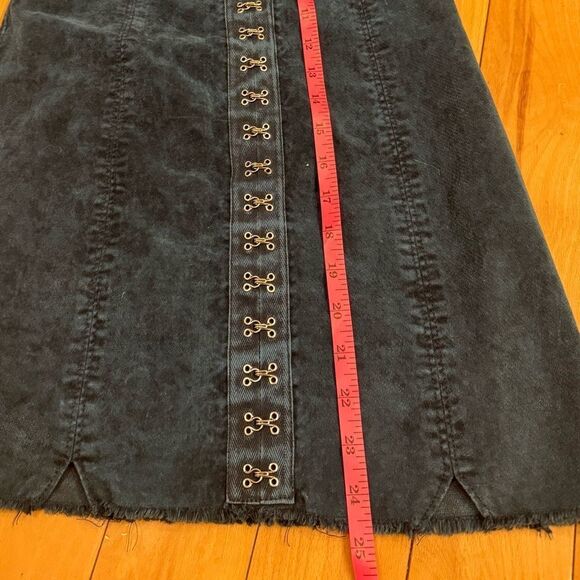 Whiskey Grade soft denim dress w/ adjustable straps and silver hardware detail - Picture 5 of 8